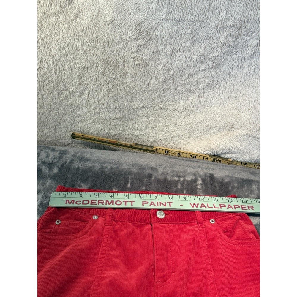 Girls THE CHILDRENS PLACE Red Velour Corduroy With Pockets SKIRT~size 10 - Picture 7 of 7